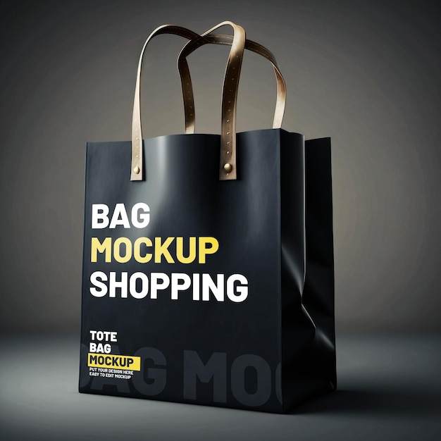 tote bag shopping Elegante modello in tela