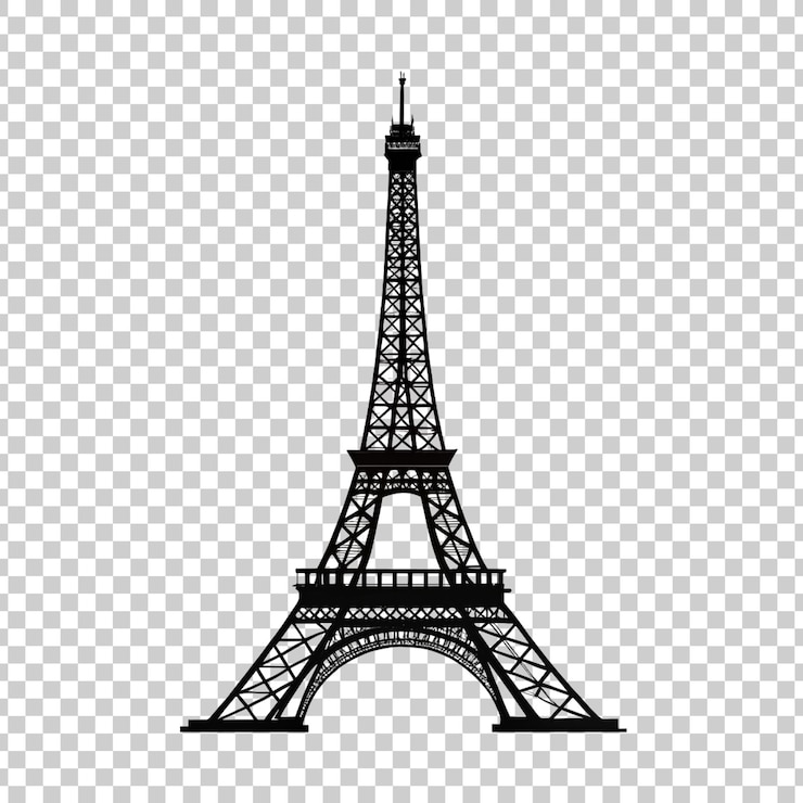 PSD tour sur un fond transparent