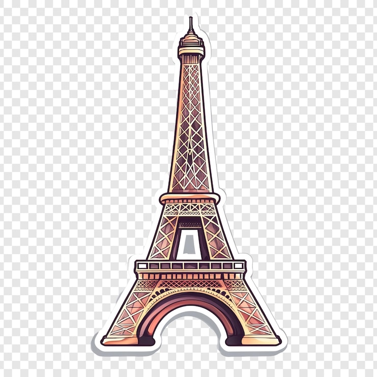 PSD tour sur un fond transparent