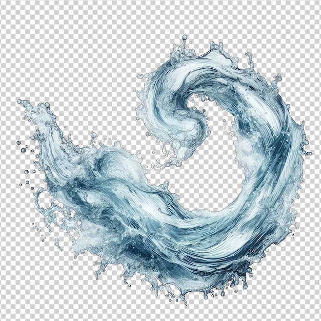 PSD le tourbillon de l'eau png