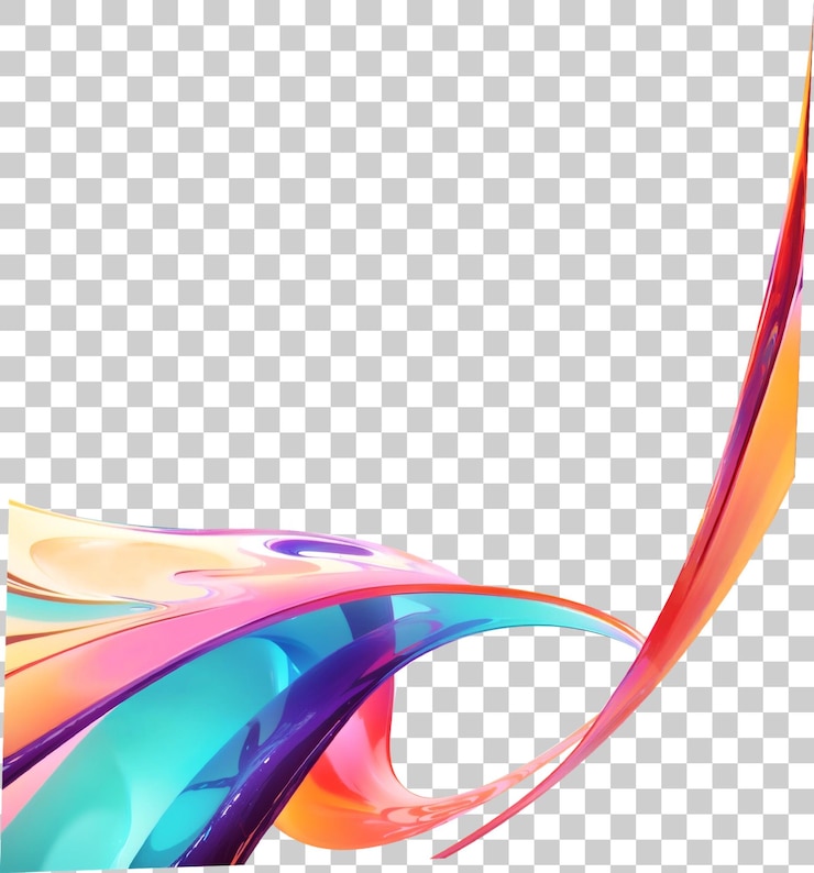 PSD des tourbillons abstraits et colorés