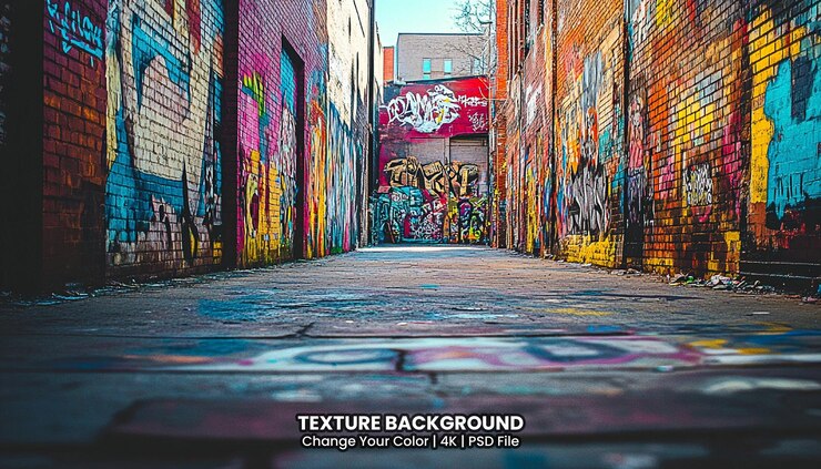 PSD les touristes à hosier lane, l'une des plus célèbres rues d'art de rue de melbourne.