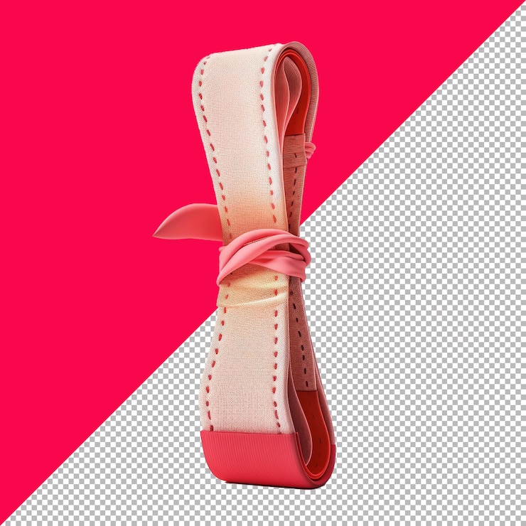 PSD tourniquet lindo 3d aislado render trasfondo transparente png psd