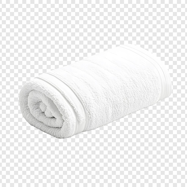 PSD towel on a transparent background