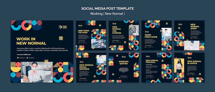 PSD trabajando de la manera normal en las publicaciones de instagram