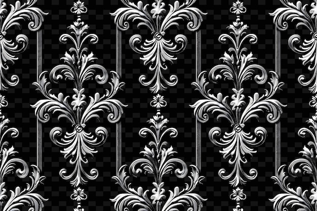 Trabajos de hierro de estilo victoriano Trellises Arte de píxeles con piso adornado Textura creativa Diseños de artículos de neón Y2K