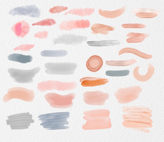traço de pincel de aquarela