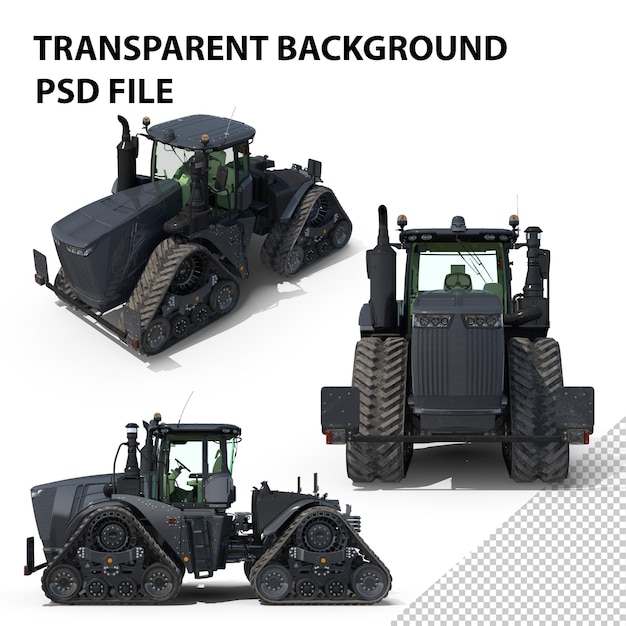 PSD tractor sucio de cuatro vías png