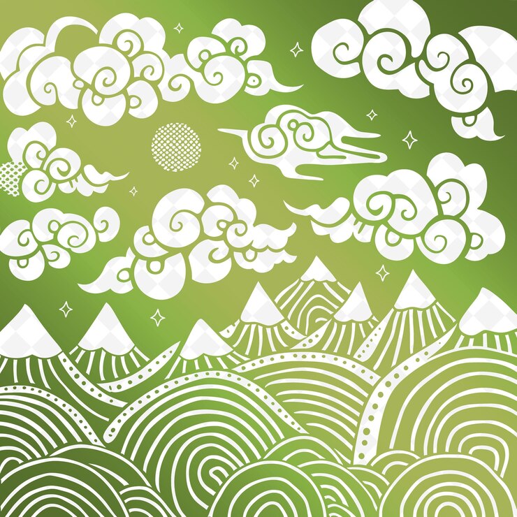 PSD traditional folk art and decorative designs handmade tshirt outlines tattoo patterns cnc die cut