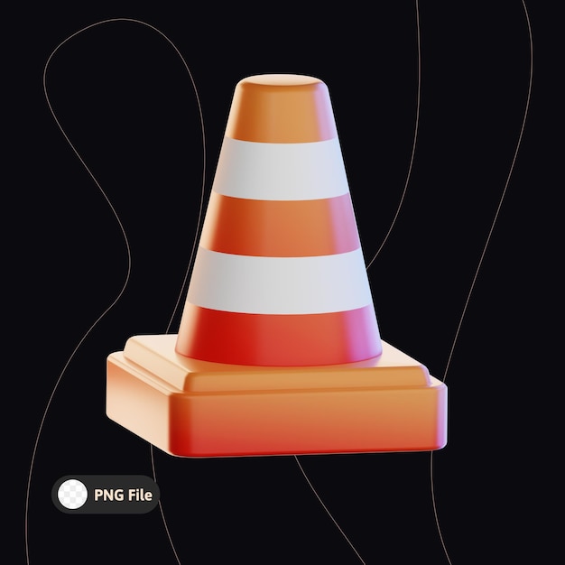 Tráfico Ilustración de negocios de construcción 3d
