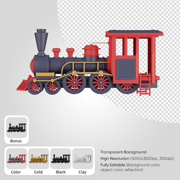 PSD train 3d