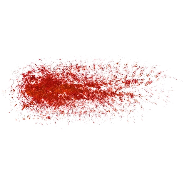 Un trait de pinceau peint à l'aquarelle, un élément de conception dessiné à la main isolé sur un fond transparent
