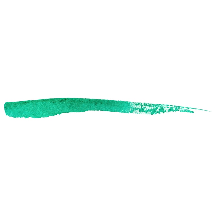 PSD un trait de pinceau peint à l'aquarelle, un élément de conception dessiné à la main isolé sur un fond transparent