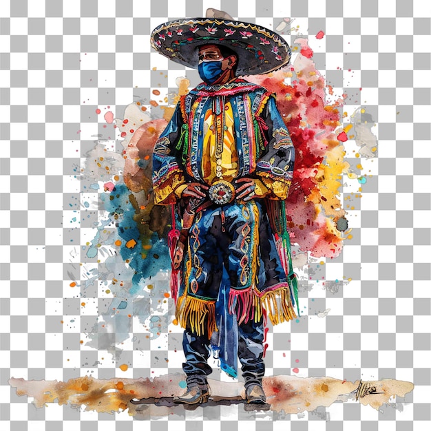 PSD el traje de charro es un tema mexicano.