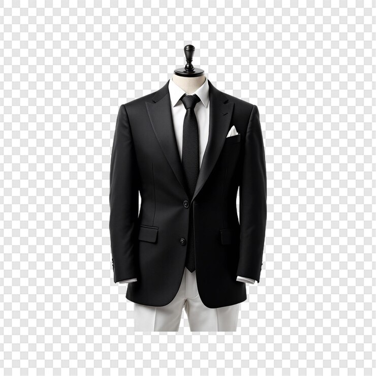 PSD traje de hombre de negocios aislado sobre un fondo transparente
