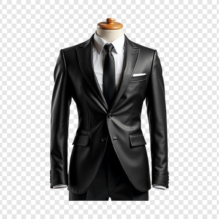 PSD traje de hombre de negocios sobre un fondo transparente