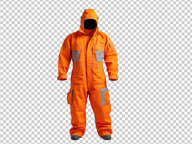 PSD traje de trabajo naranja