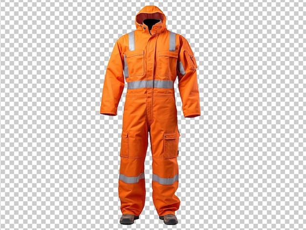 PSD traje de trabajo naranja