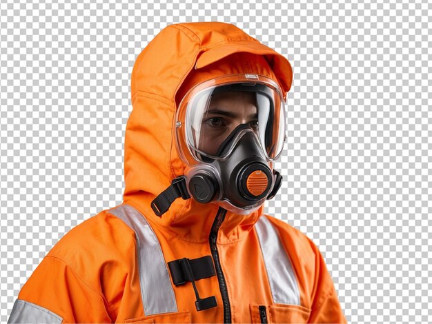 PSD traje de trabajo naranja