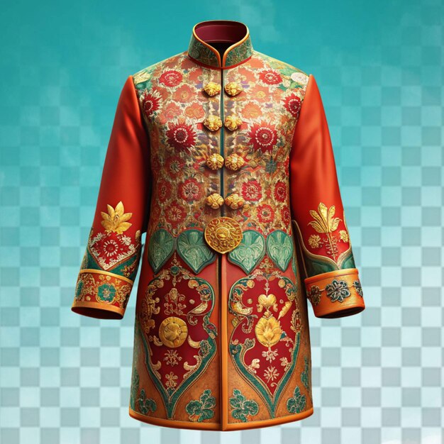 PSD traje tradicional de sherwani de ramadán