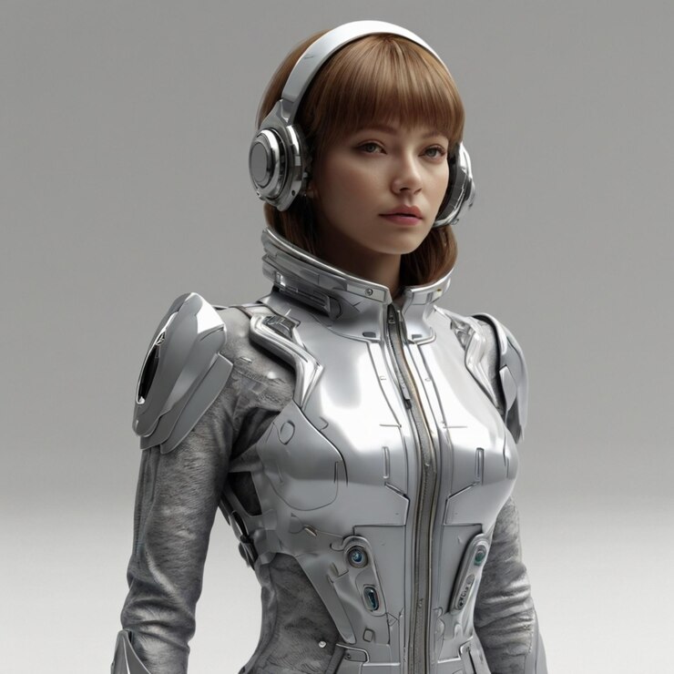 PSD trajes digitales futuristas para los creadores de tendencias