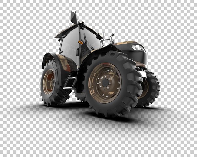 PSD traktor isoliert auf dem hintergrund 3d-rendering-illustration