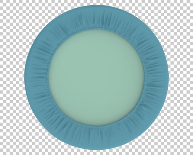 PSD trampolin isoliert auf durchsichtigem hintergrund 3d-rendering-illustration