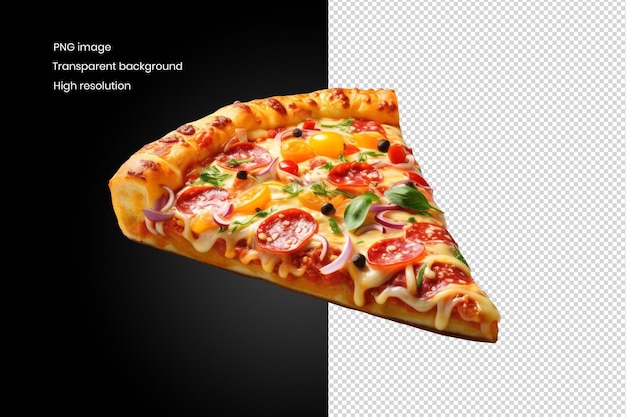 PSD une tranche de pizza en 3d