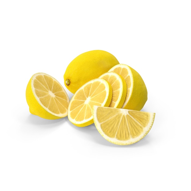 Des tranches de citron frais