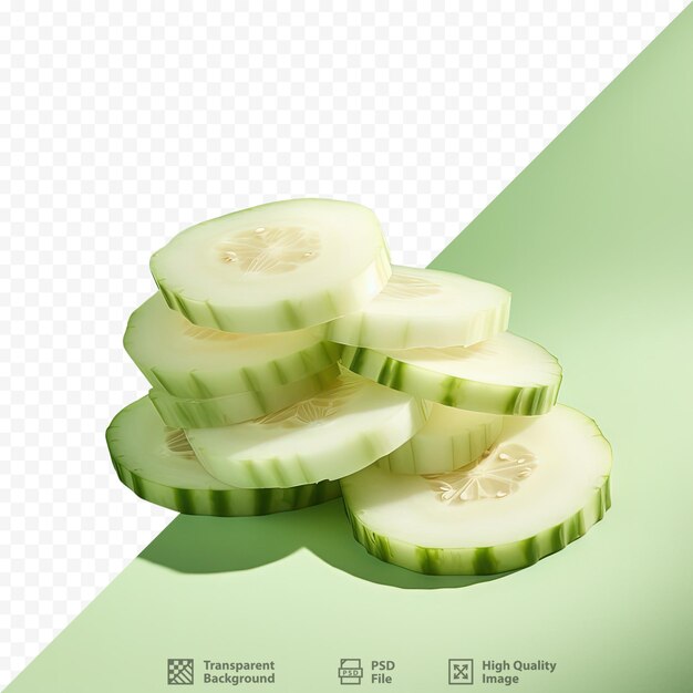 PSD tranches de melon d'hiver sur une surface sombre