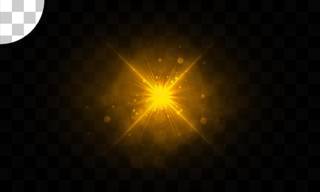 transparent light flare effect background design