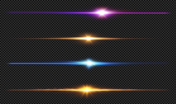 PSD transparent lighting digital lens flare high quality light lens flare realistic light