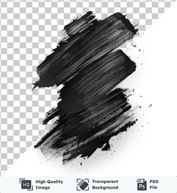 PSD transparent premium psd bild abstrakt holzkohle reibungen vektorsymbol weich schwarzer und isolierter hintergrund