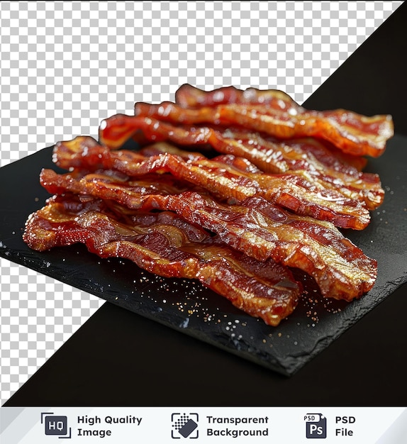 PSD transparente psd imagem cozido bacon rashers png clipart