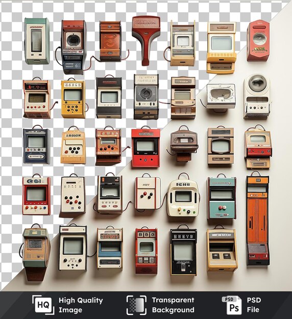 transparente psd imagen colección de juegos de arcade clásico conjunto de las hadas gráficas