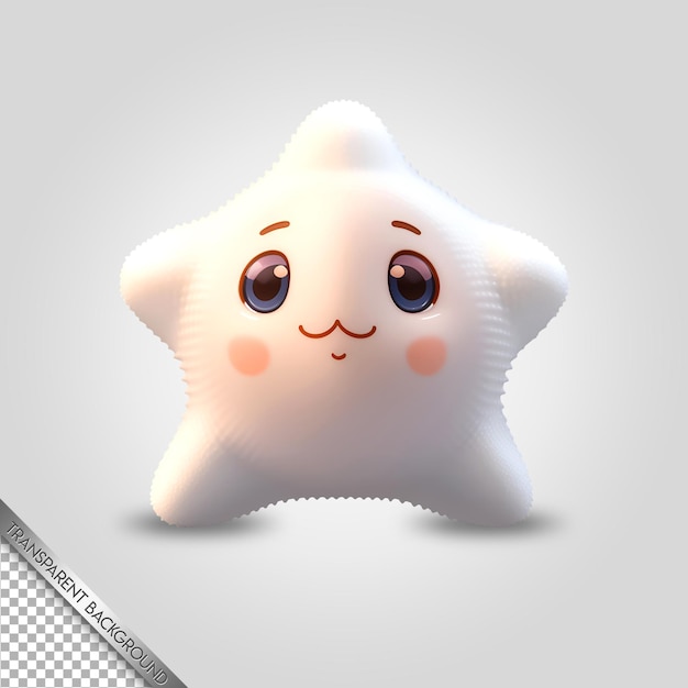 Transparenter Hintergrund im Tier-Chibi-Stil
