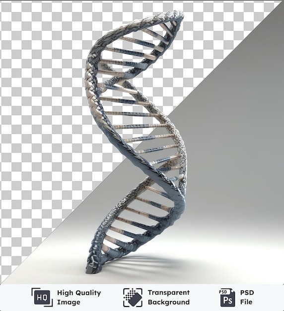 PSD transparenter hintergrund psd realistisches fotografisches dna-helix-modell von geneticist_s