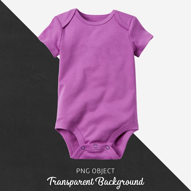 Transparentes lila babybody