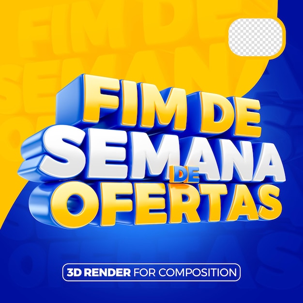 Se trata de un sello de fin de semana.