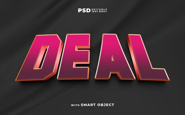 tratar efecto de texto 3d editable