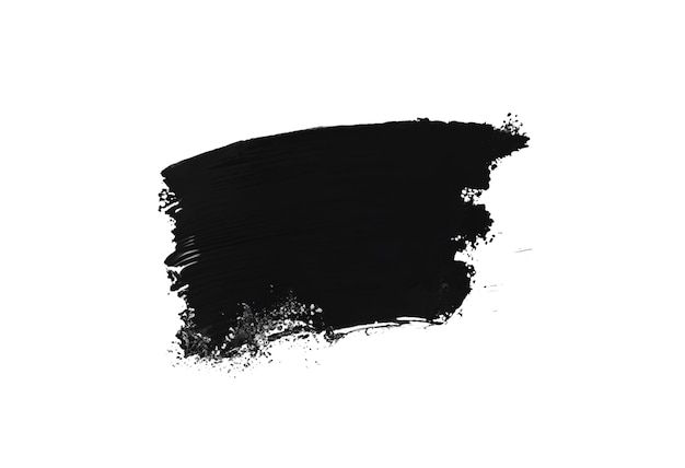 Tratto di pennello nero