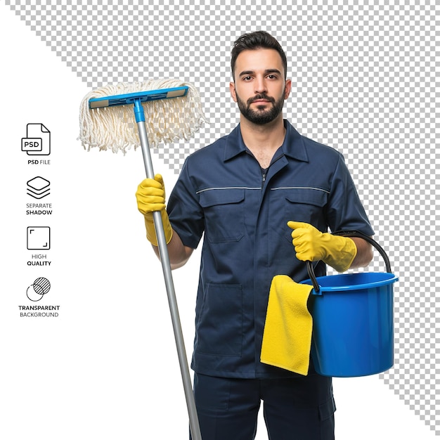 Travailleur du service de nettoyage