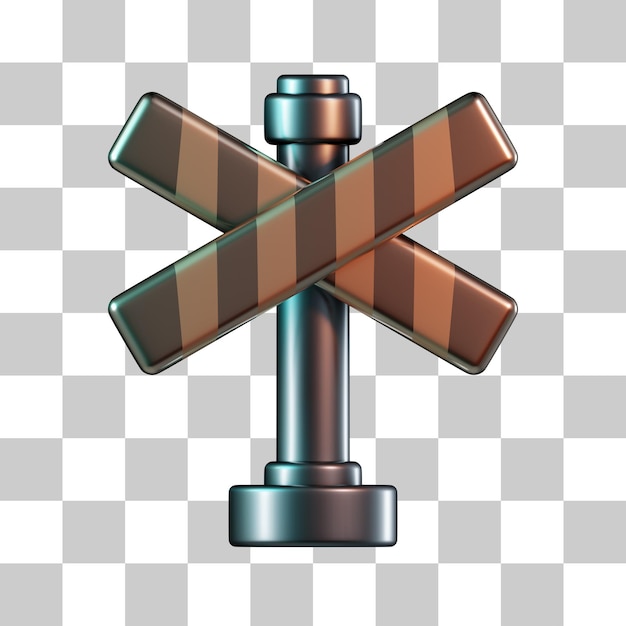 PSD traverser la barrière 3d icon