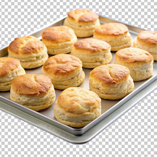 PSD tray of buttery scones