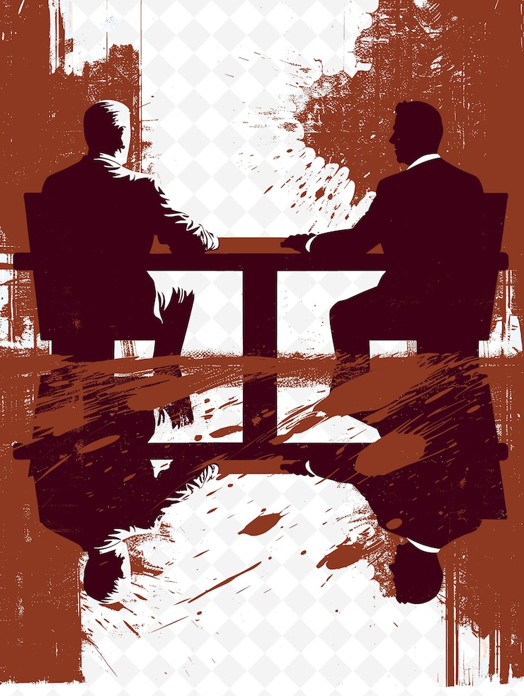 PSD treffen mit einem präsidentschaftskandidaten und bitcoin-influencer flat illustration wahlkampagne