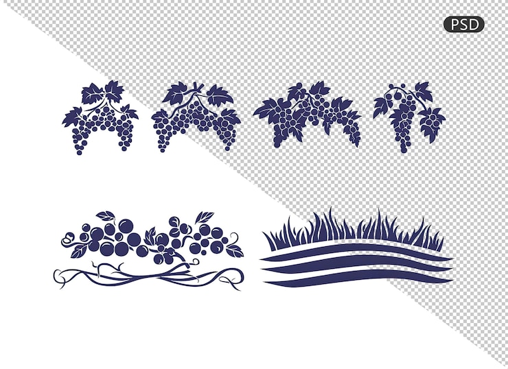 PSD trellised grapevine rows