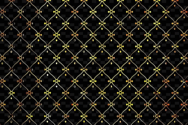 Trellises inspirados en el Art Deco Arte de píxeles con formas geométricas Textura creativa Diseños de artículos de neón Y2K