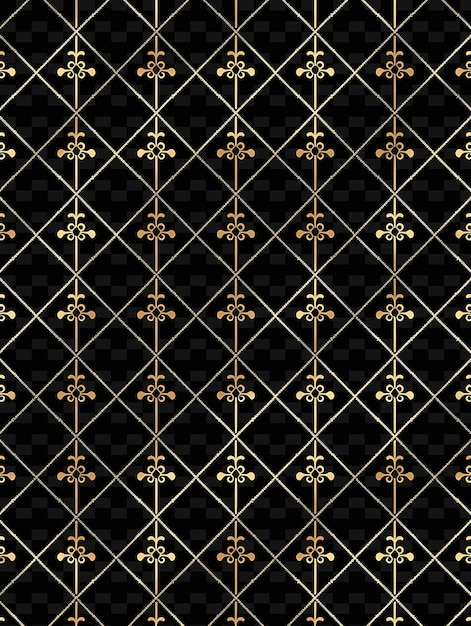 Trellises inspirados en la época victoriana Arte de píxeles con detalles ornamentados una textura creativa Diseños de artículos de neón Y2K