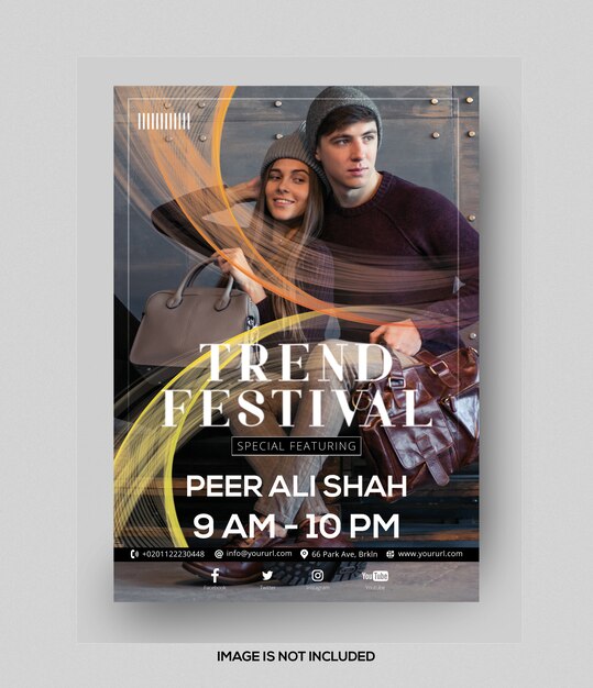 Trend festival flyer