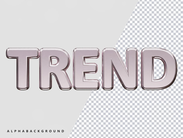 Trend-Text-Effekt-Vektor-Illustration